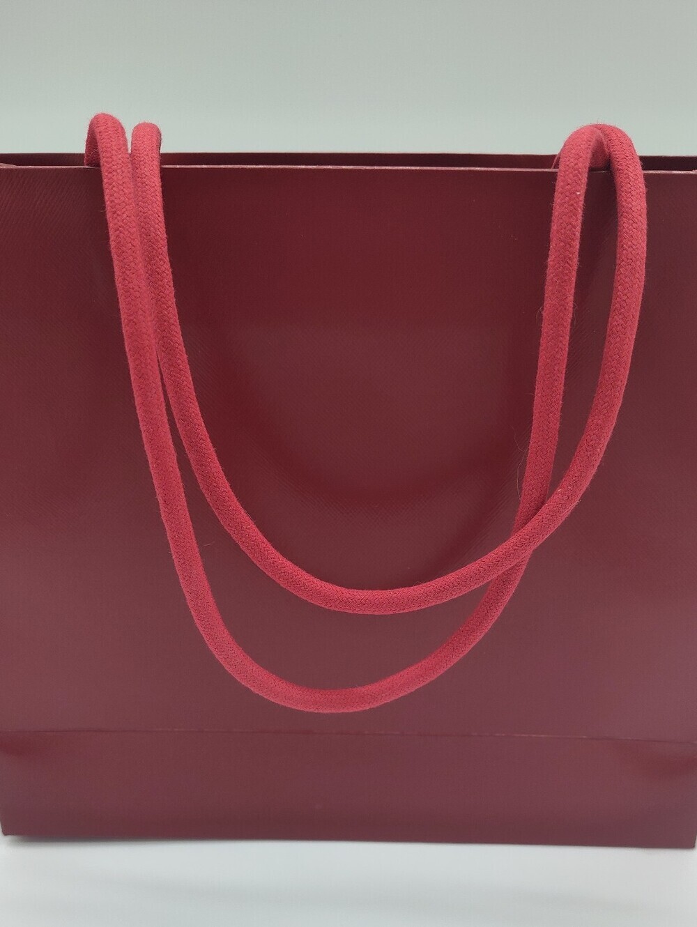 CARTIER Red Boutique Gift Bag + 2 Yards Logo Ribbon Luxury Packaging EUC - Picture 10 of 15